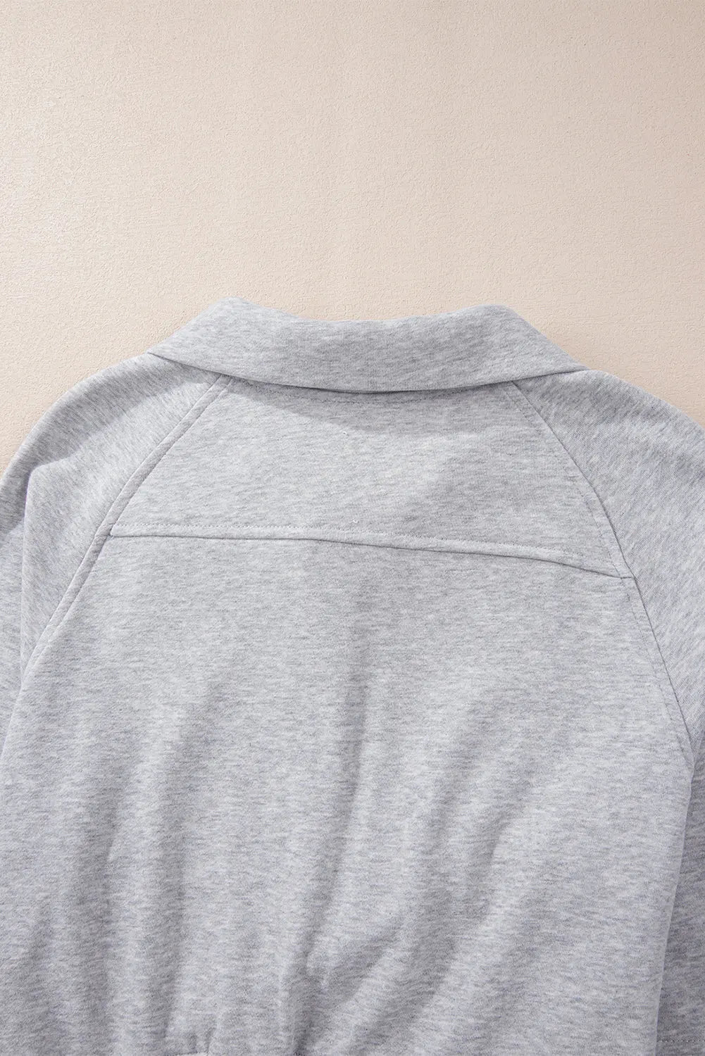 Valerian Quarter Zip Stand Neck Kangaroo Pocket Sweatshirt Beagle Boutique Fashion Outlet