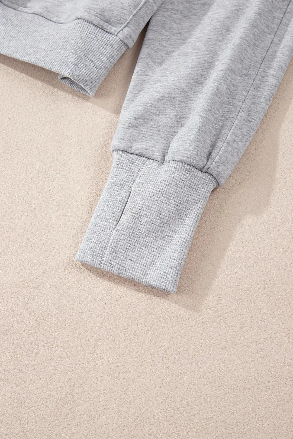 Valerian Quarter Zip Stand Neck Kangaroo Pocket Sweatshirt Beagle Boutique Fashion Outlet