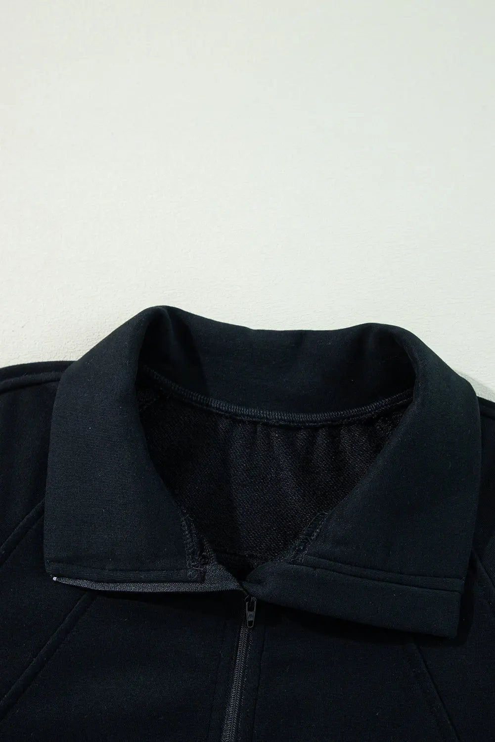 Valerian Quarter Zip Stand Neck Kangaroo Pocket Sweatshirt Beagle Boutique Fashion Outlet