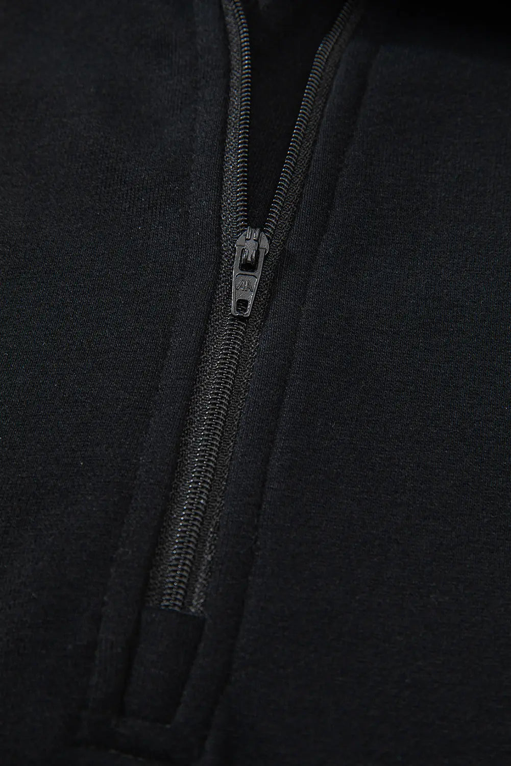 Valerian Quarter Zip Stand Neck Kangaroo Pocket Sweatshirt Beagle Boutique Fashion Outlet