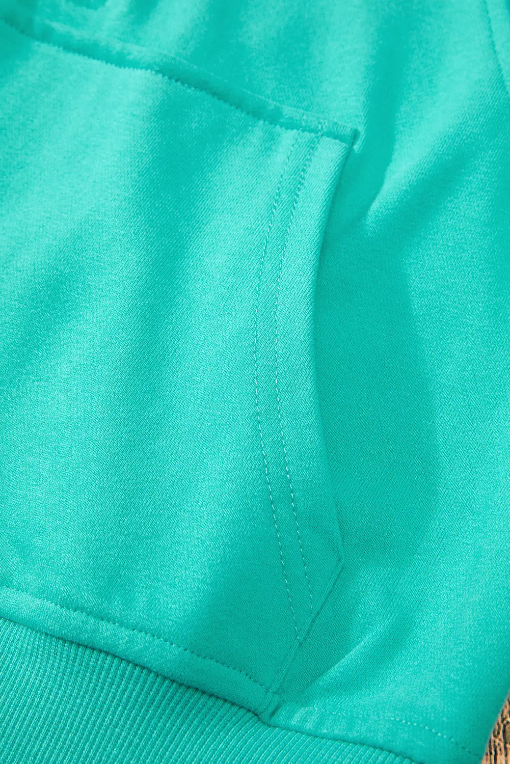 Valerian Quarter Zip Stand Neck Kangaroo Pocket Sweatshirt Beagle Boutique Fashion Outlet