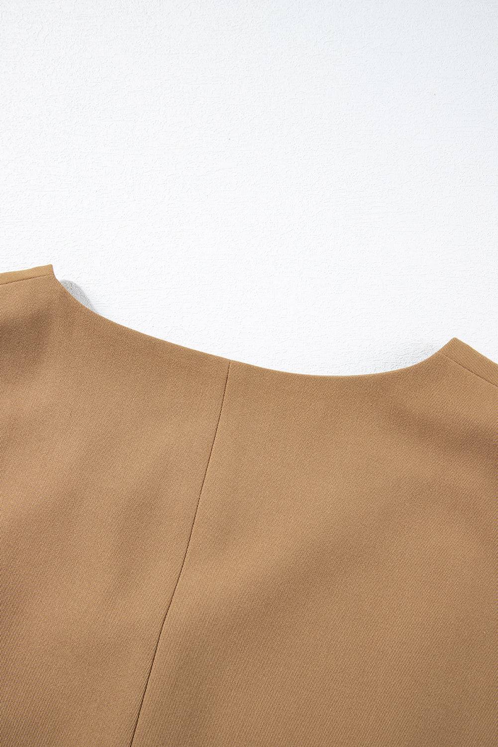 White Solid Colour Button up Waistcoat - BB Fashion Outlet