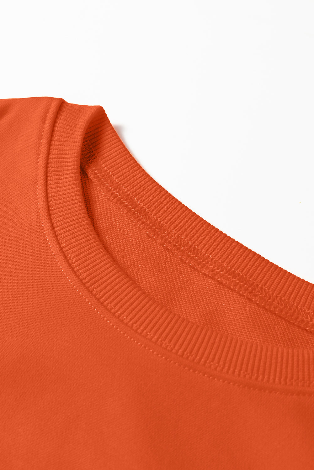 Varsity Contrast Banded Sleeve Shift Sweatshirt Dress eAura