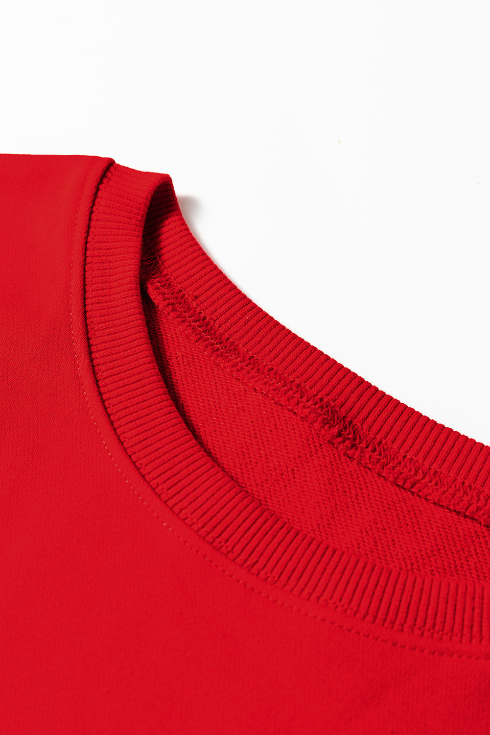 Varsity Contrast Banded Sleeve Shift Sweatshirt Dress eAura