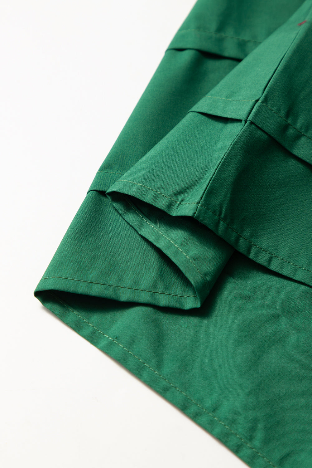 Green Stripe Woven Ruffled Sleeveless Mini Dress eAura