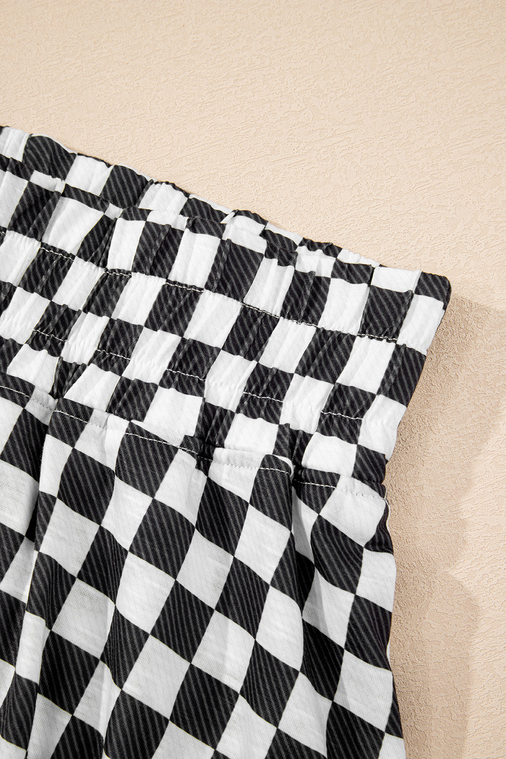 Checkerboard T Shirt and High Waist Skorts 2 Piece Co-ord Outfit eAura