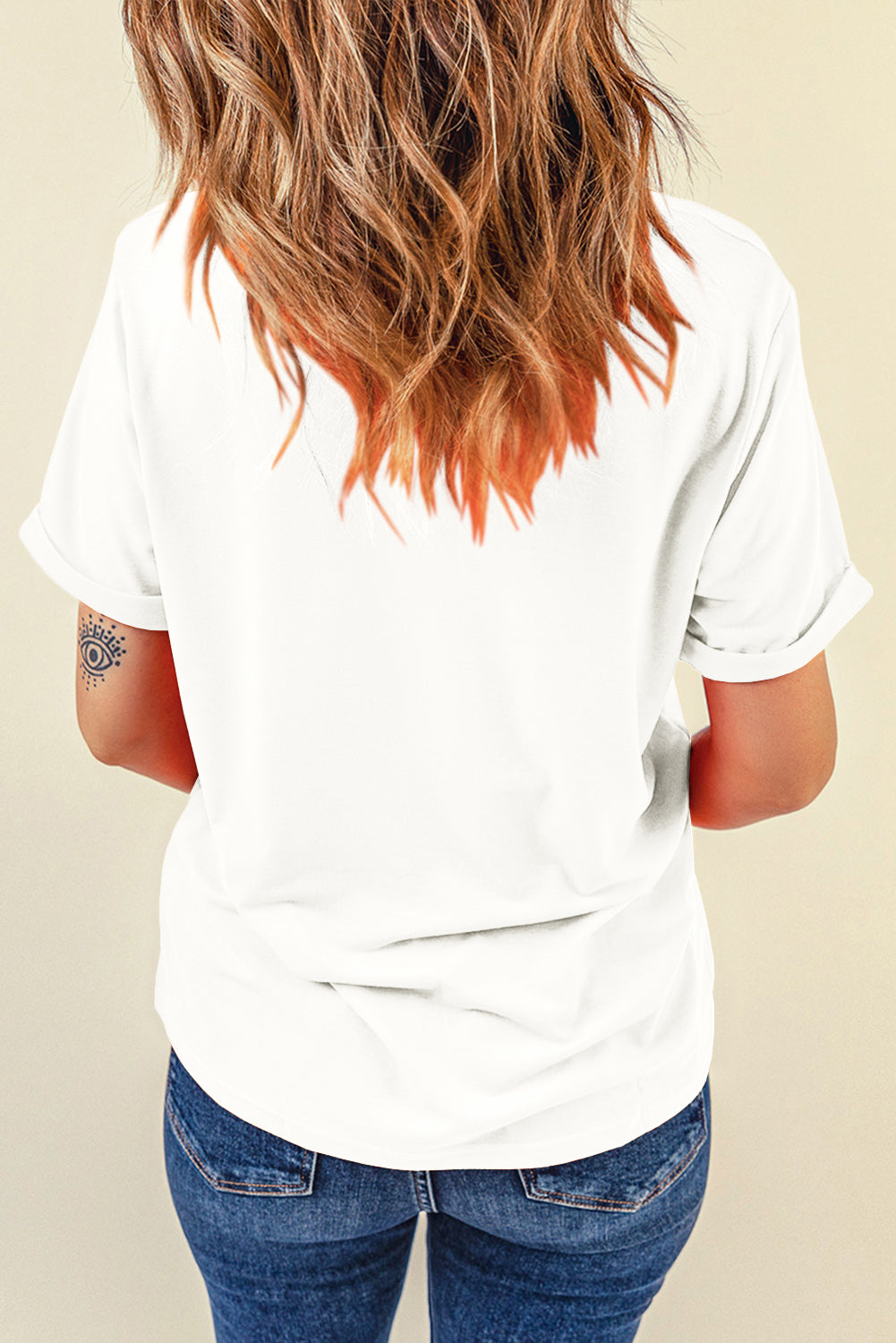 Casual Plain Crew Neck Tee T-Shirt Dear-Lover Dropshipping