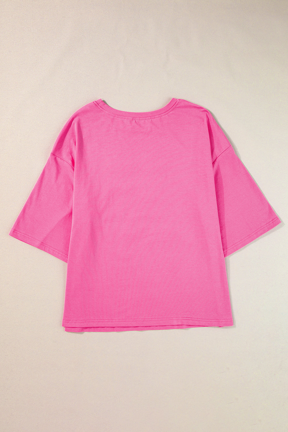 White Colourblock Star Patched Half Sleeve Oversized Tee eAura