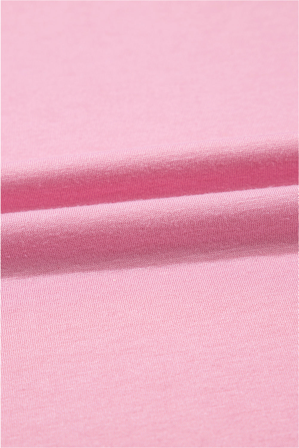 Pink Solid Colour T-shirt High Waist Pocketed Long Dress eAura