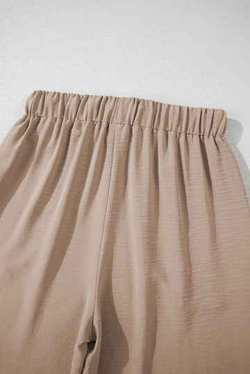 Goat Buttoned Vest Drawstring Wide Leg Trousers 2pcs Set Co-ord eAura