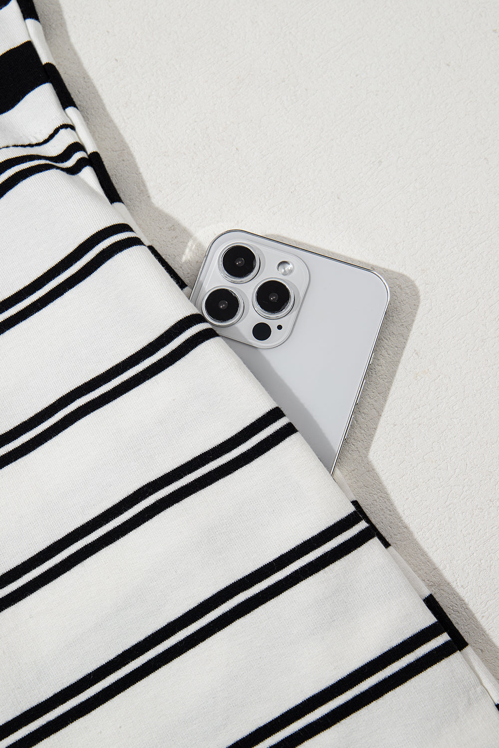 Black Stripe Half Placket Polo T Shirt Dress eAura