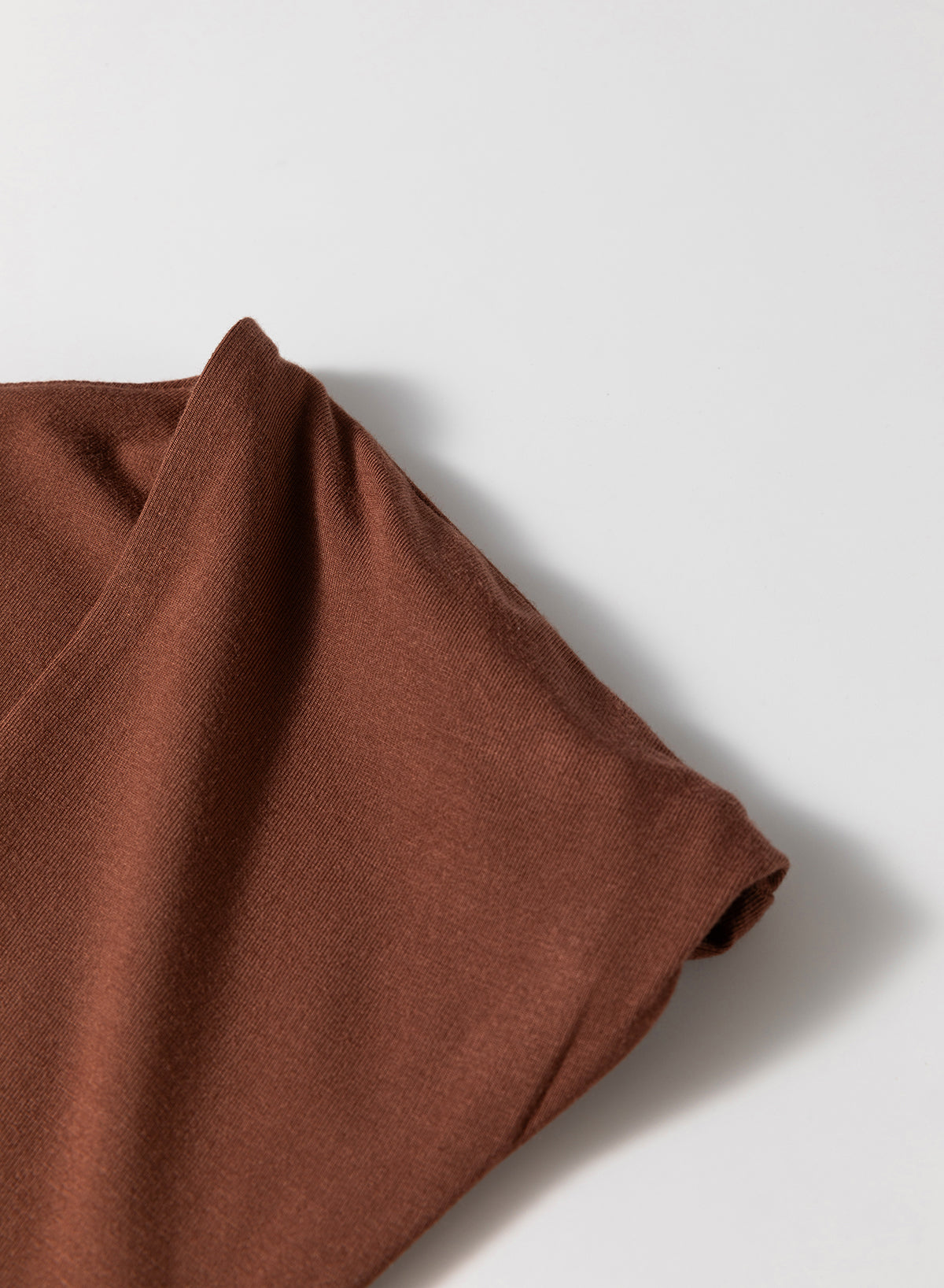 Coffee Solid Colour U Neck Slim Fit Tank Top eAura