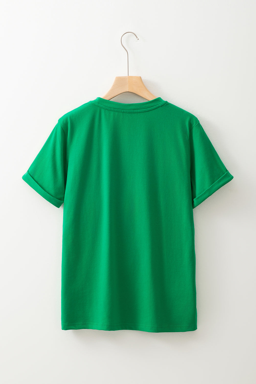 Casual Plain Crew Neck Tee T-Shirt Dear-Lover Dropshipping