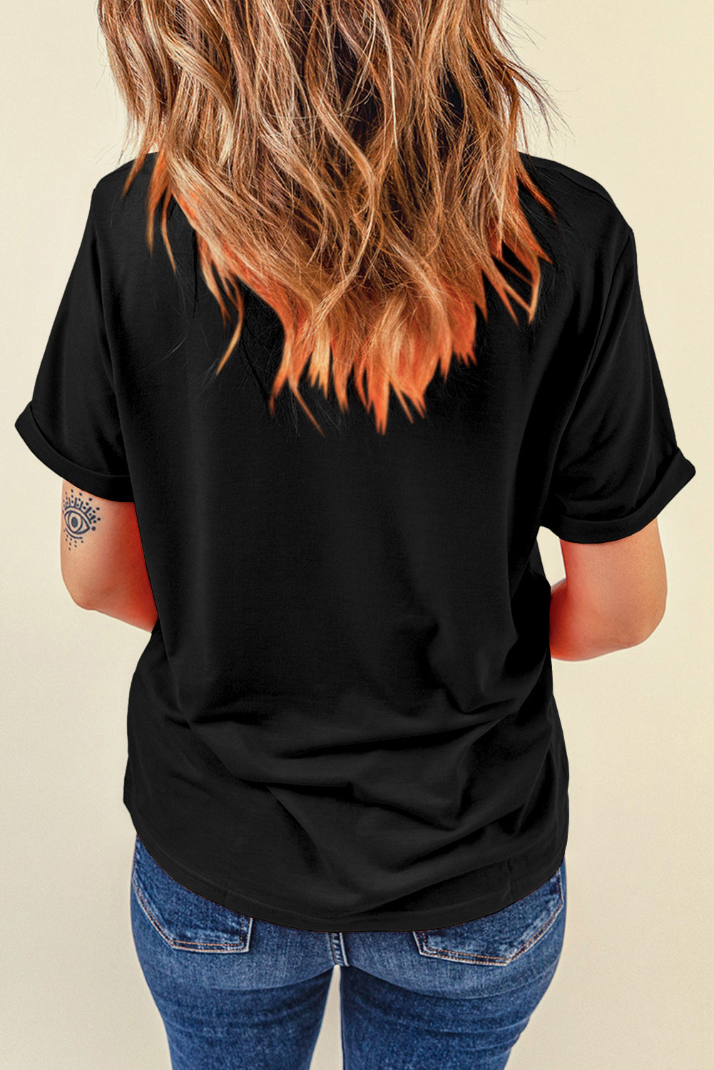 Casual Plain Crew Neck Tee T-Shirt Dear-Lover Dropshipping