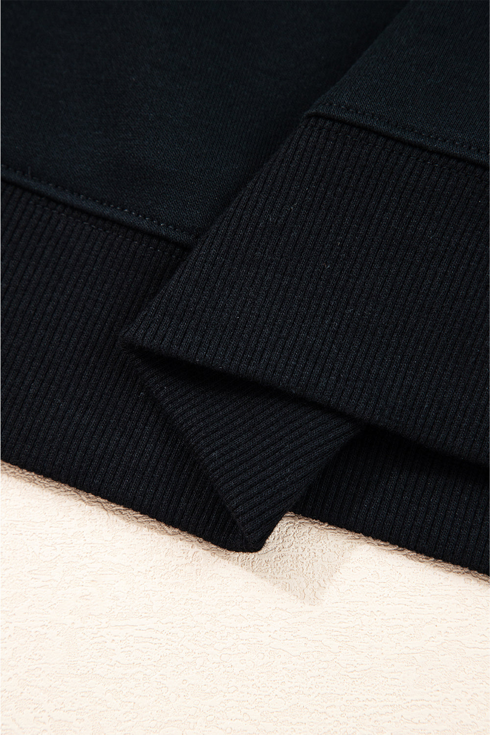 Striped Detail Drop Shoulder Oversized Sweatshirt eAura