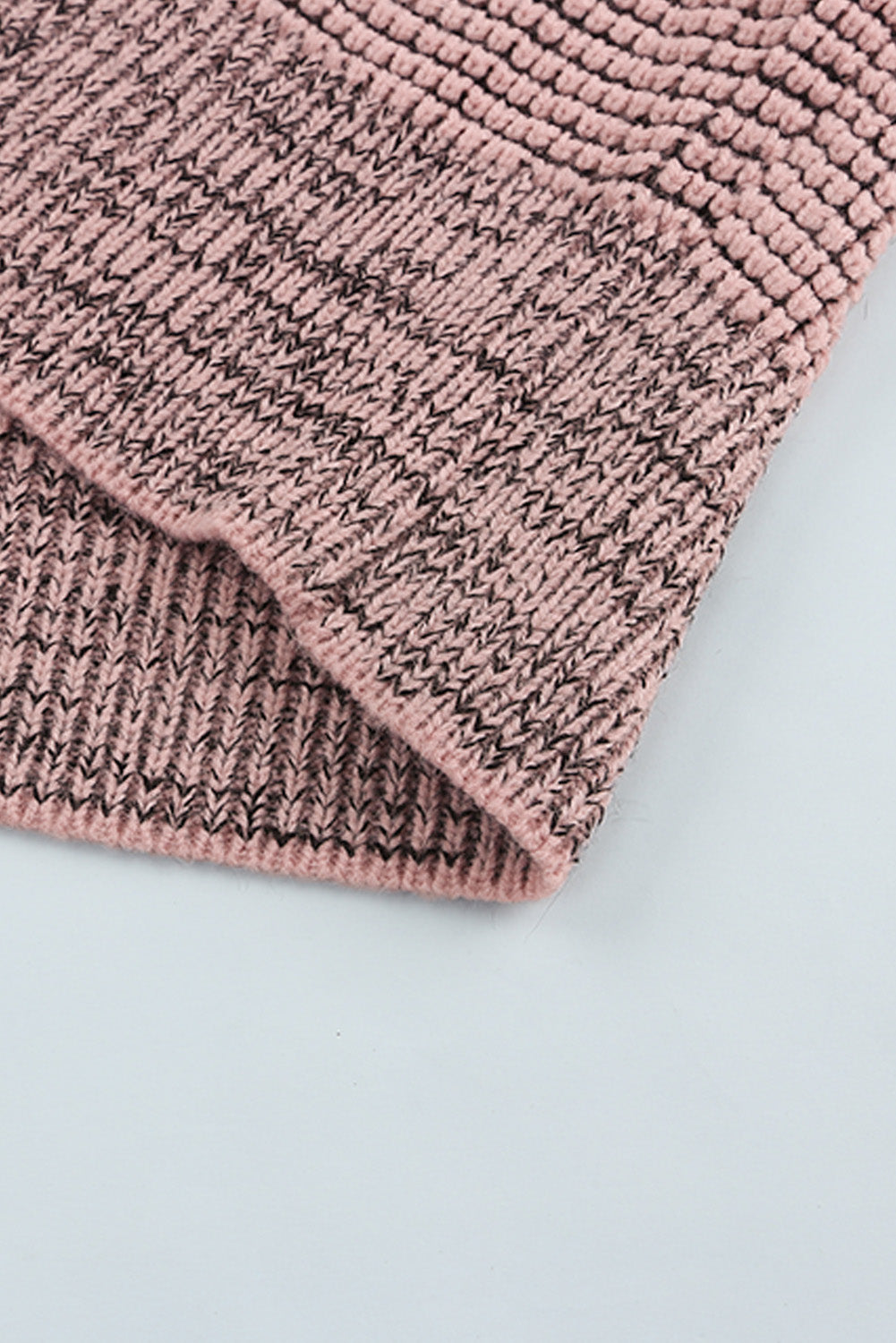 Apricot Plaid Knitted Long Open Front Cardigan eAura