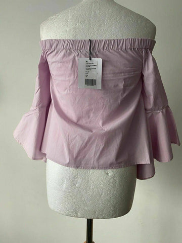 Glamorous Petite Pink Off the Shoulder Top Size 10 / 38 EUR - BB Fashion Outlet