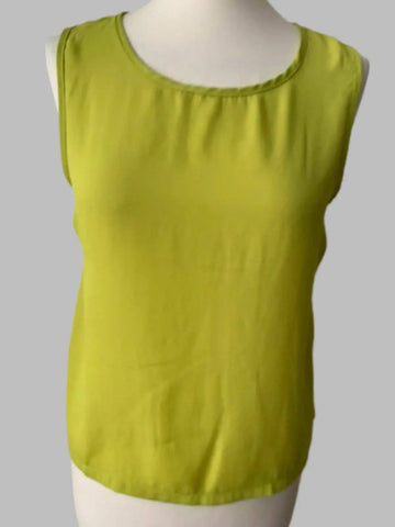 New Look Cameo Rose Sleeveless Top Size 10 Button up on the back - Beagle Boutique Fashion Outlet
