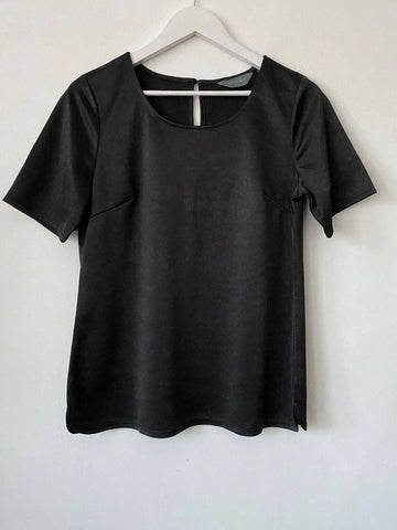 Ruth Langsford Stretch Smart Top Curved Hem Size: S, M - BB Fashion Outlet