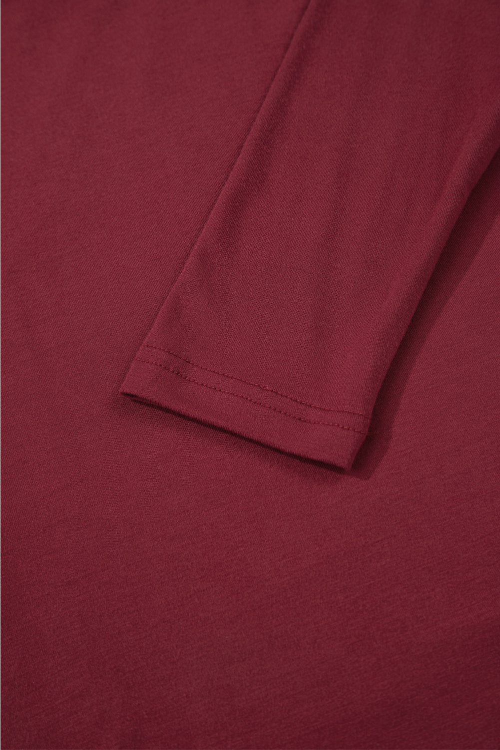 Lace-trimmed Sweetheart Neckline Ruched Detail Long Sleeve T-shirt eAura