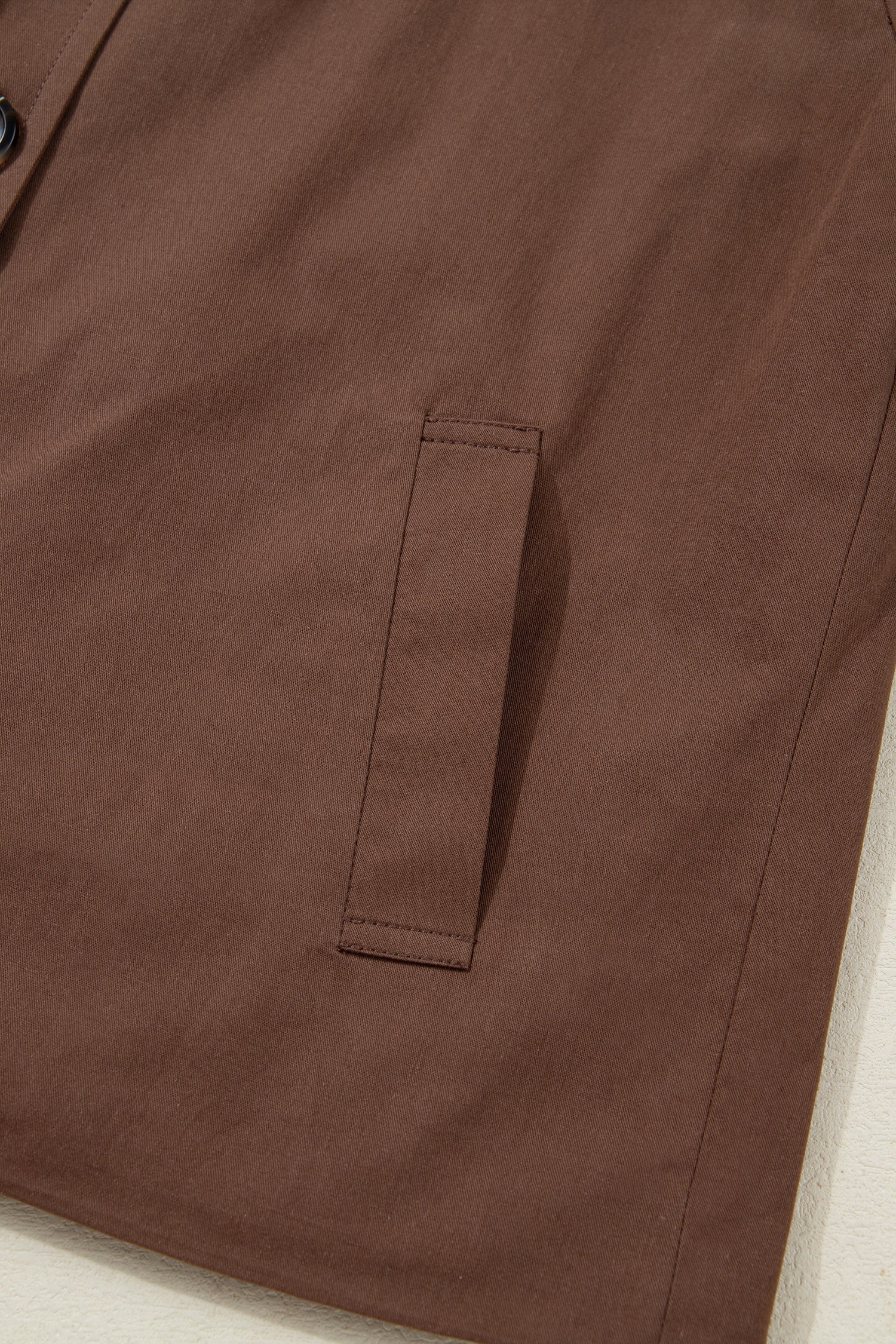 Collared Buttoned Leopard Liner Jacket - eAura