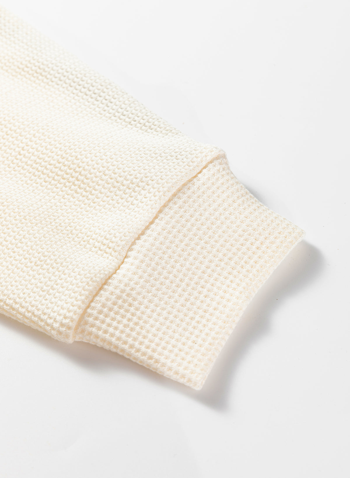 Waffle Button Front Oversized Hoodie - eAura