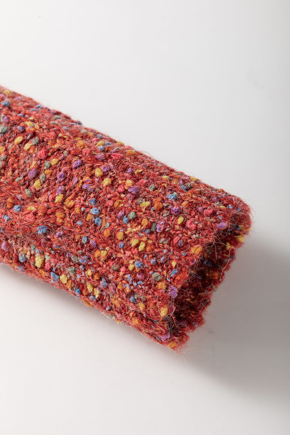 Multicolour Colourful Confetti Wool Ball Knitted Sweater eAura