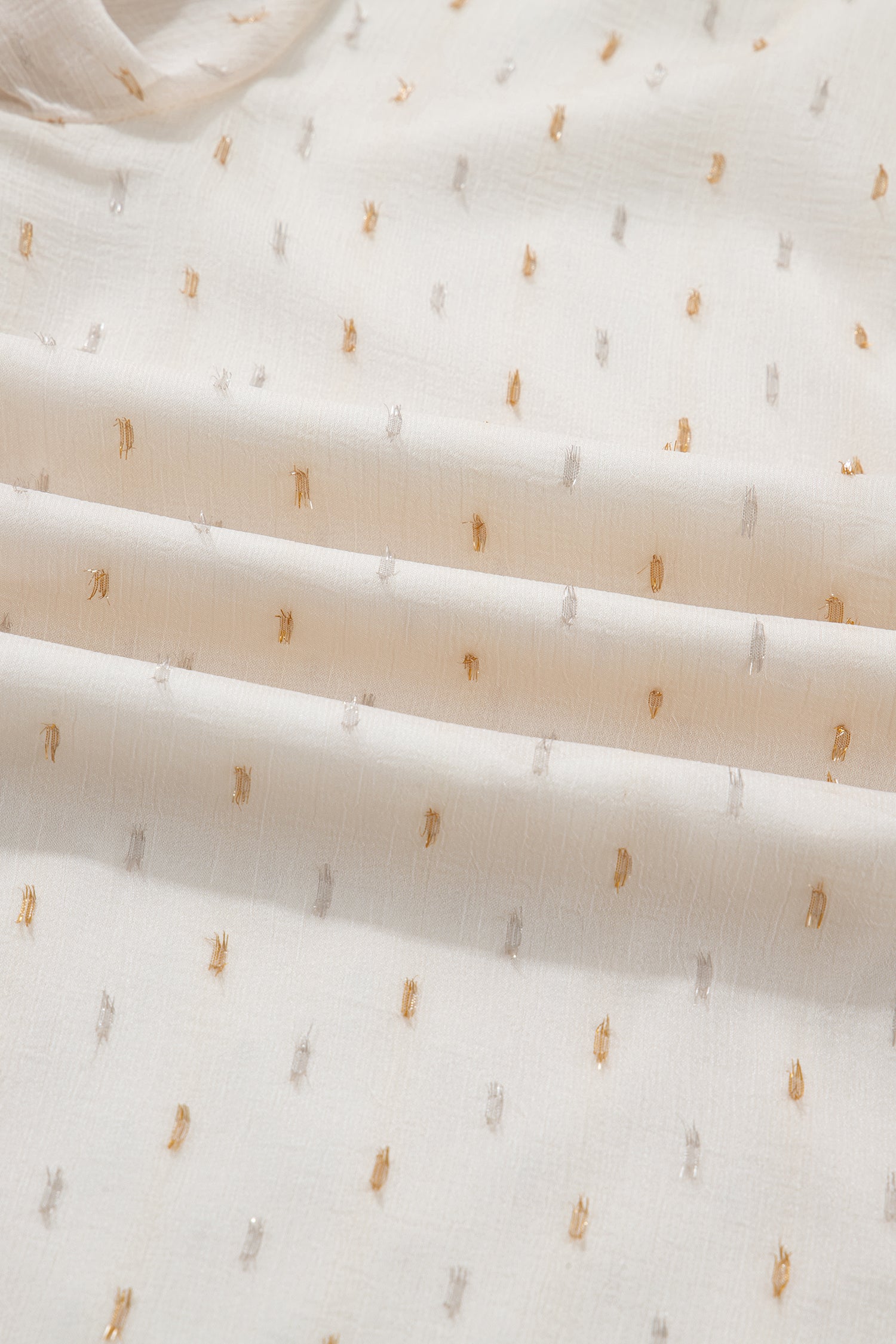 Metallic Jacquard Short Sleeve Shirt - eAura