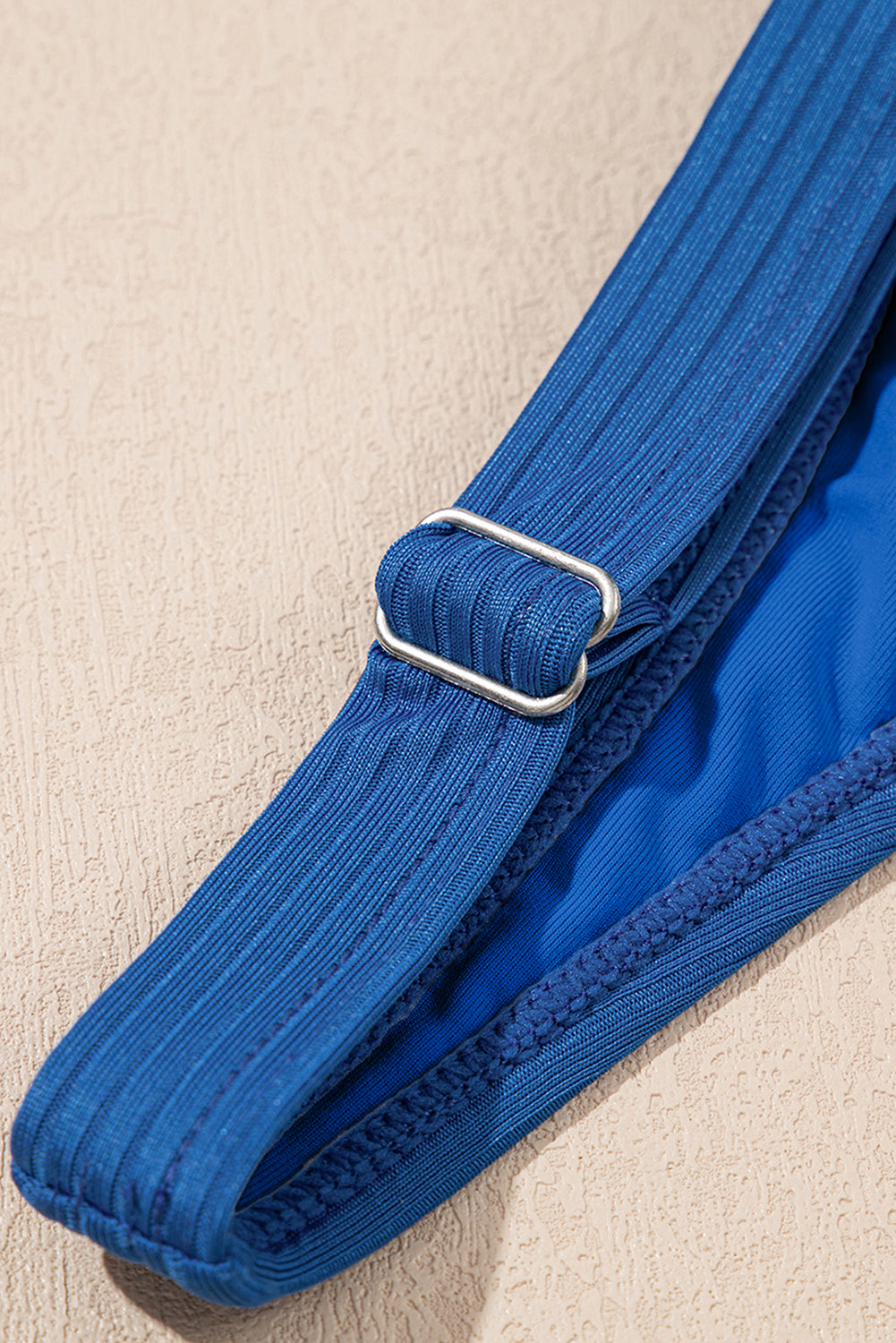 Ribbed Crossed Detail Tankini & Skort Two-Piece Swimsuit