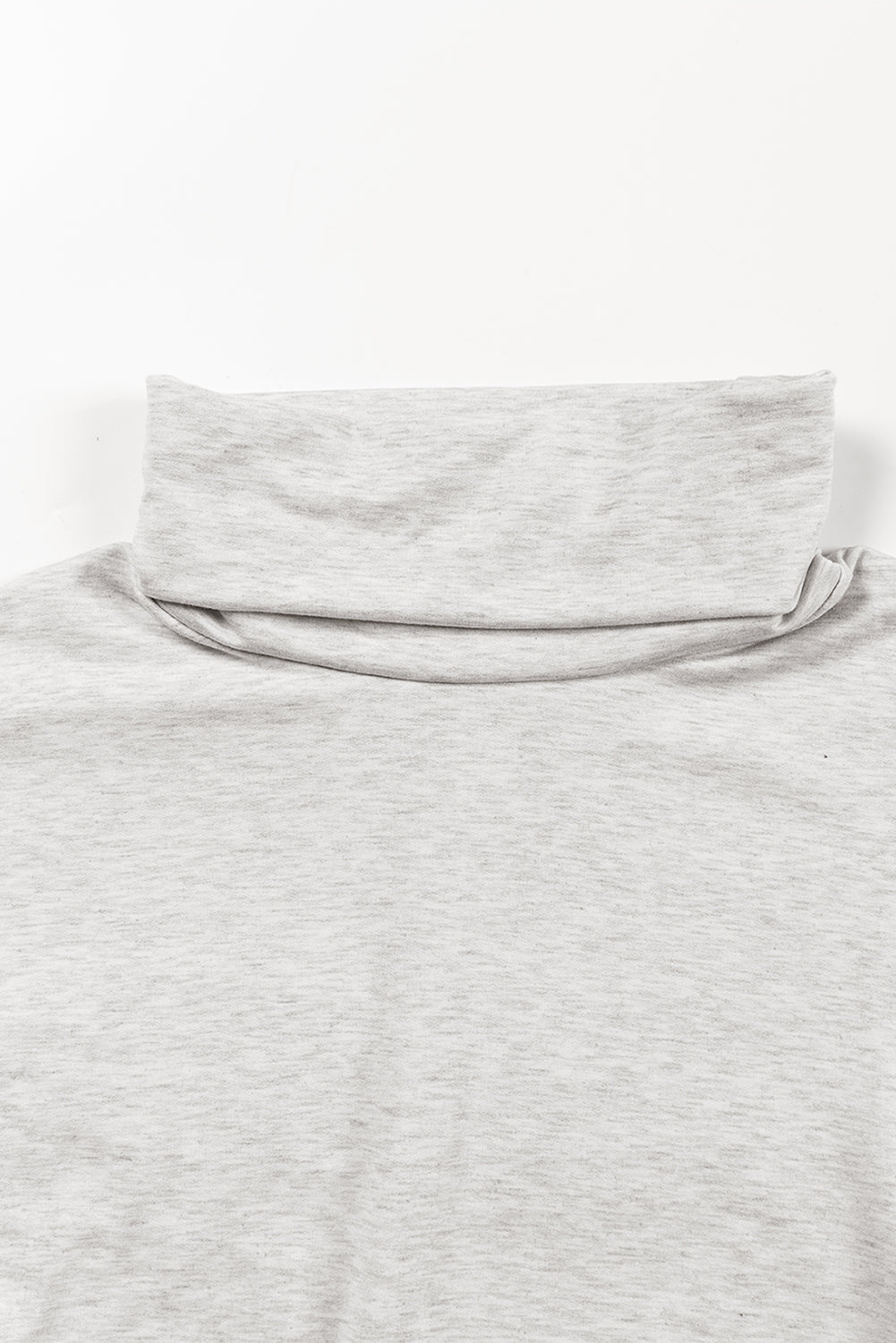 Grey Cowl Neck Shift Tunic Top - eAura