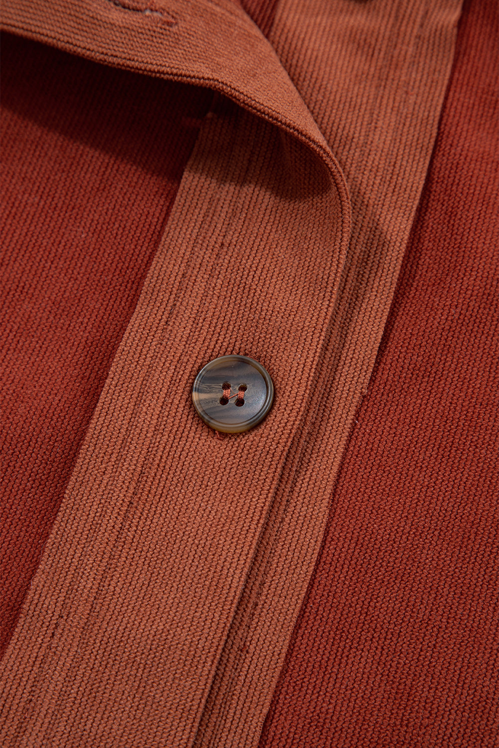 Drop Shoulder Casual Shacket With Pockets - eAura