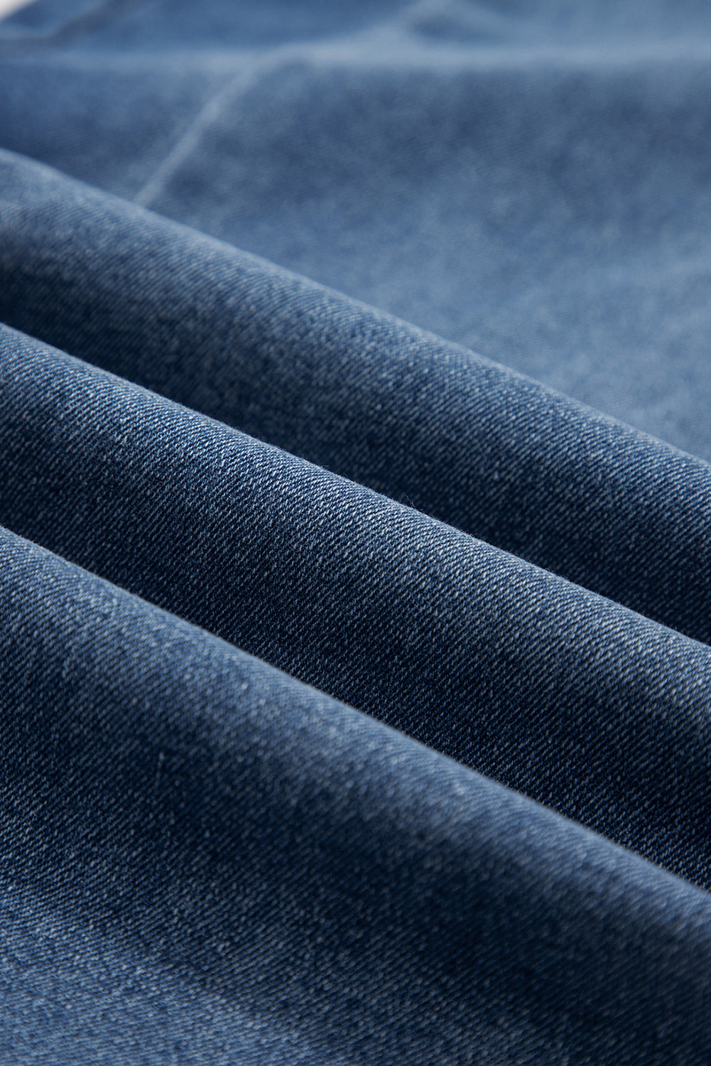 Stitched Raw Hem Wide Leg Loose Jeans - eAura