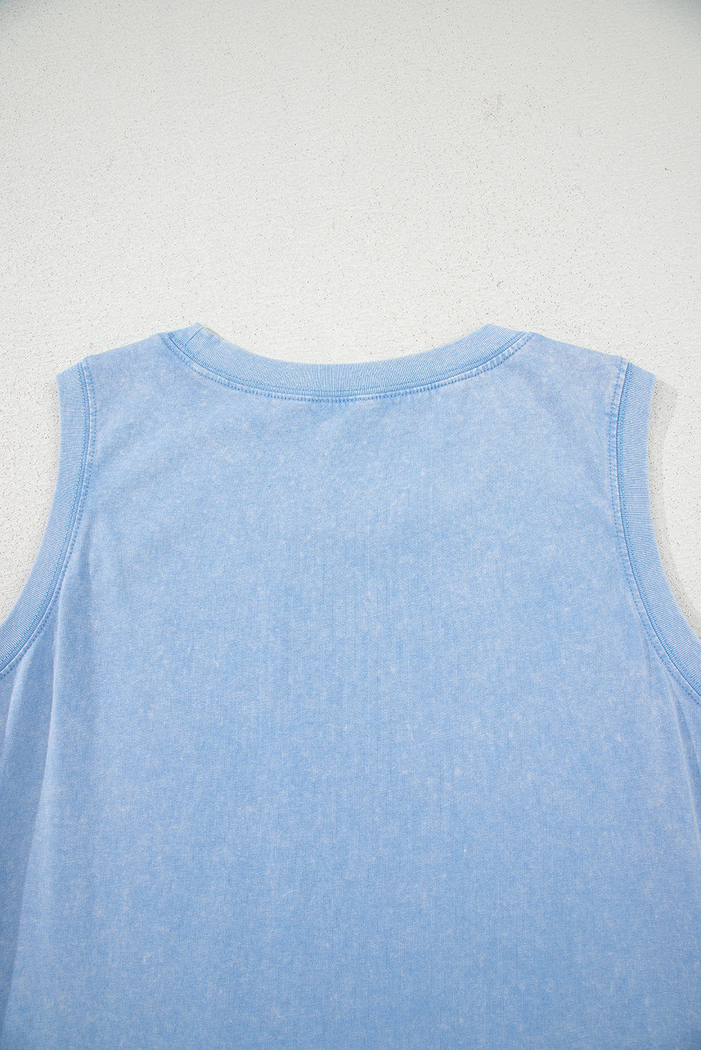 Mineral Wash Sleeveless Mini Dress with Pockets eAura