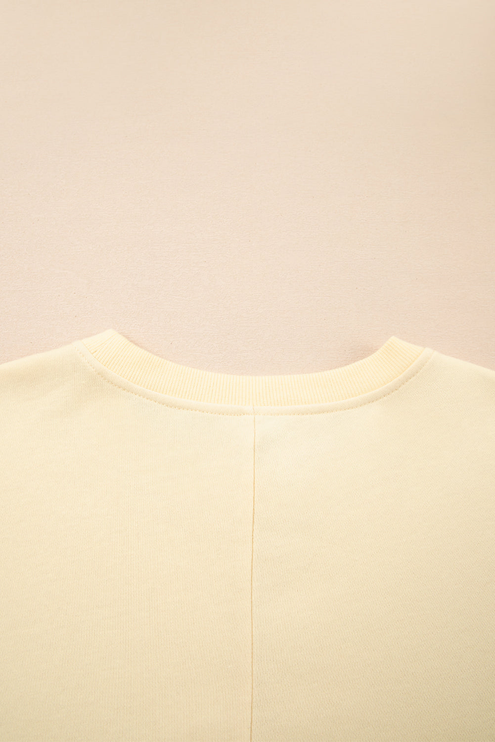 Faux Two Piece Patchwork Round Neck Sweatshirt