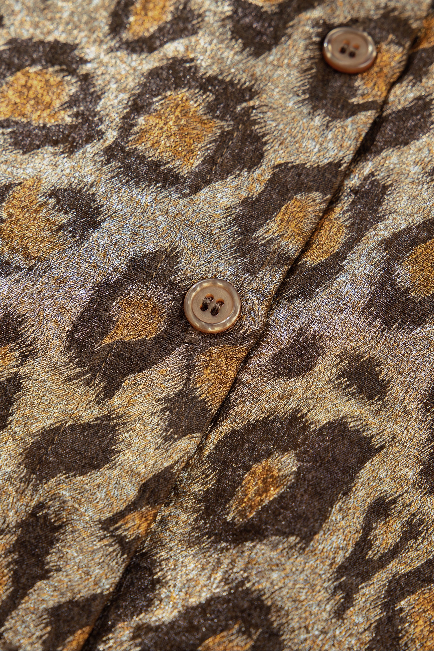 Plus Size Leopard Print Dolman Shirt – Gold