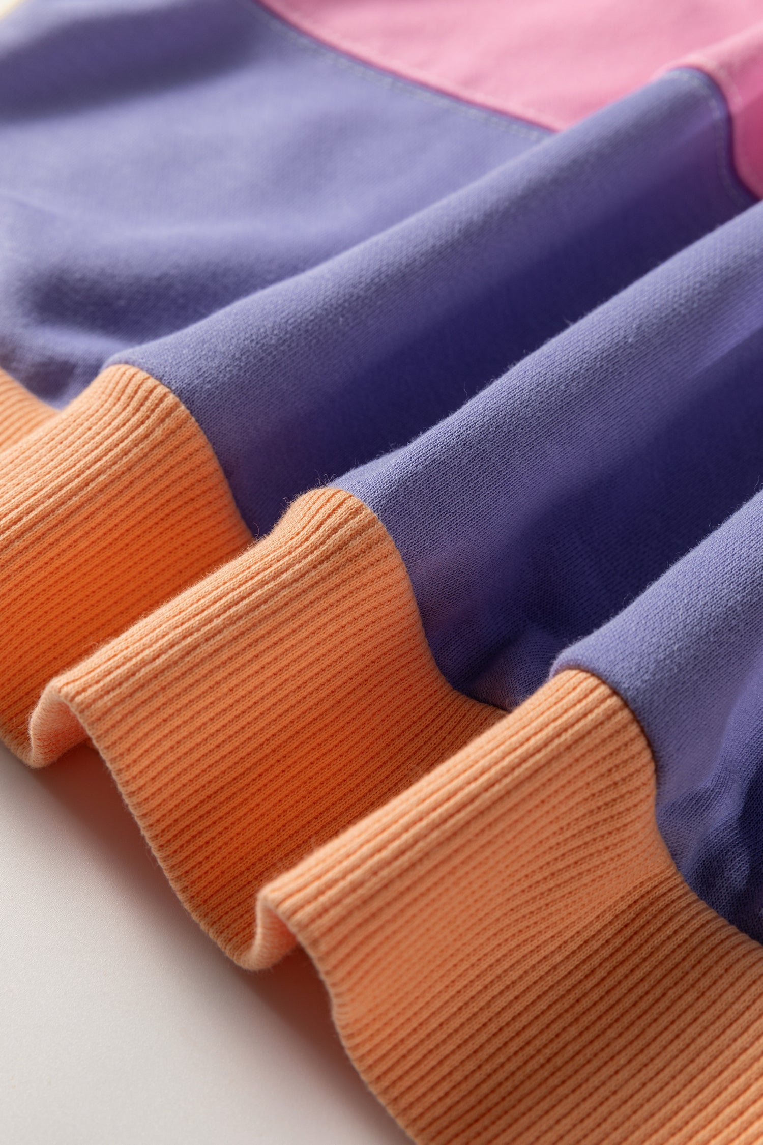 Colour Block Drop Shoulder Cropped Sweatshirt - Tops/Sweatshirts & Hoodies