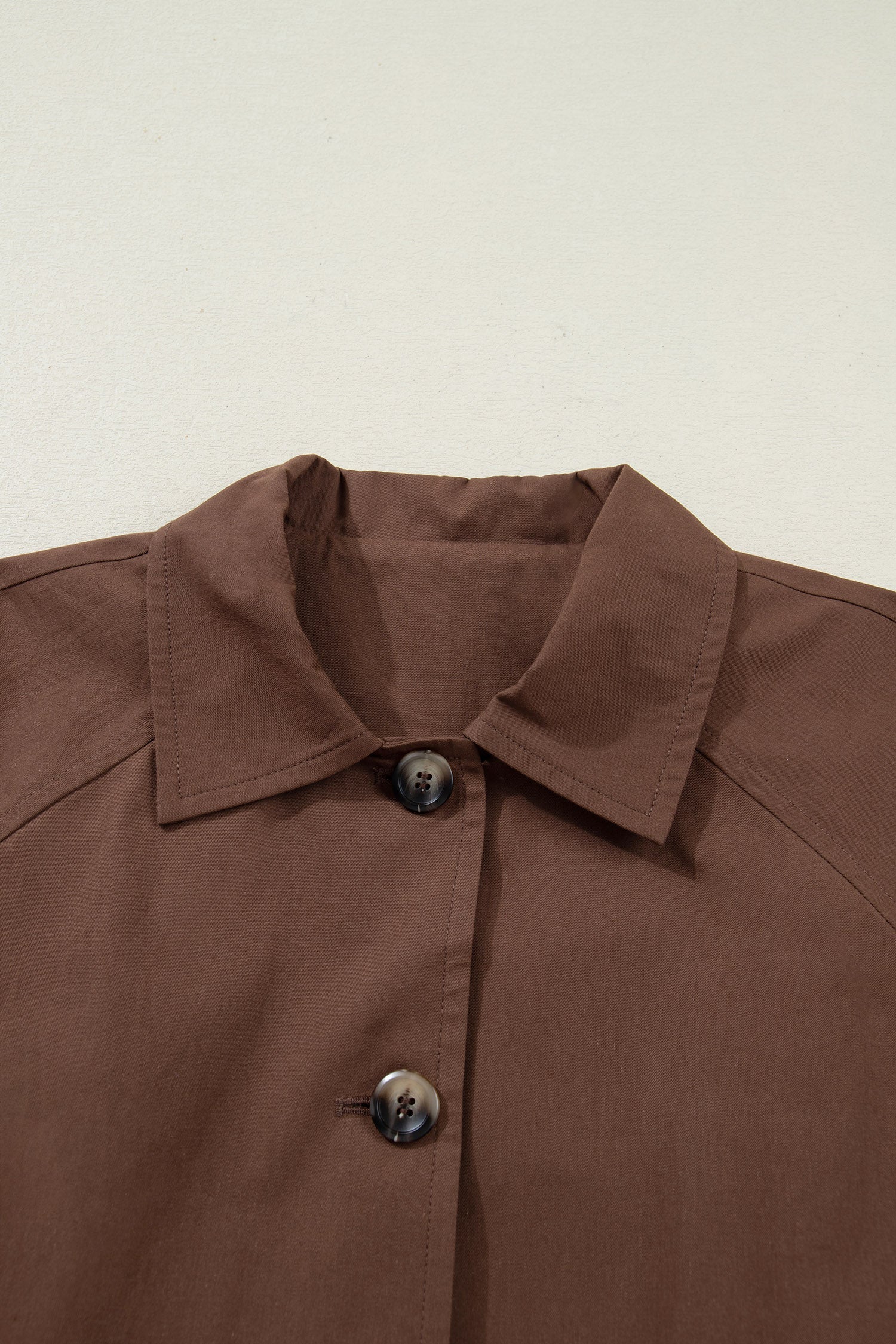 Collared Buttoned Leopard Liner Jacket - eAura