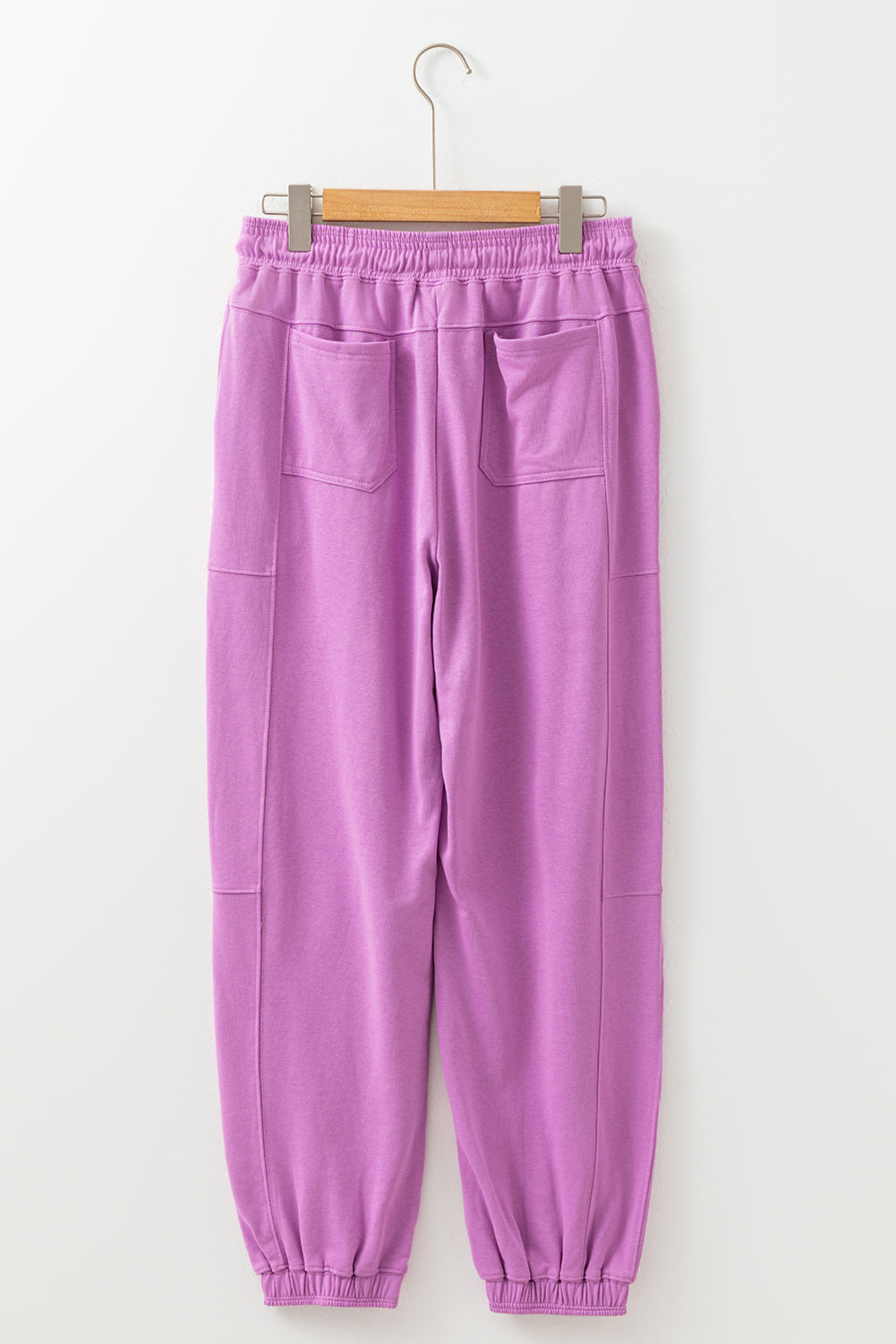 Drawstring Elastic Waistband Joggers - eAura