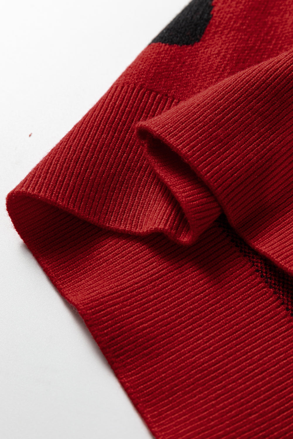 Pearl Embellished Bow Pattern Loose Sweater - eAura