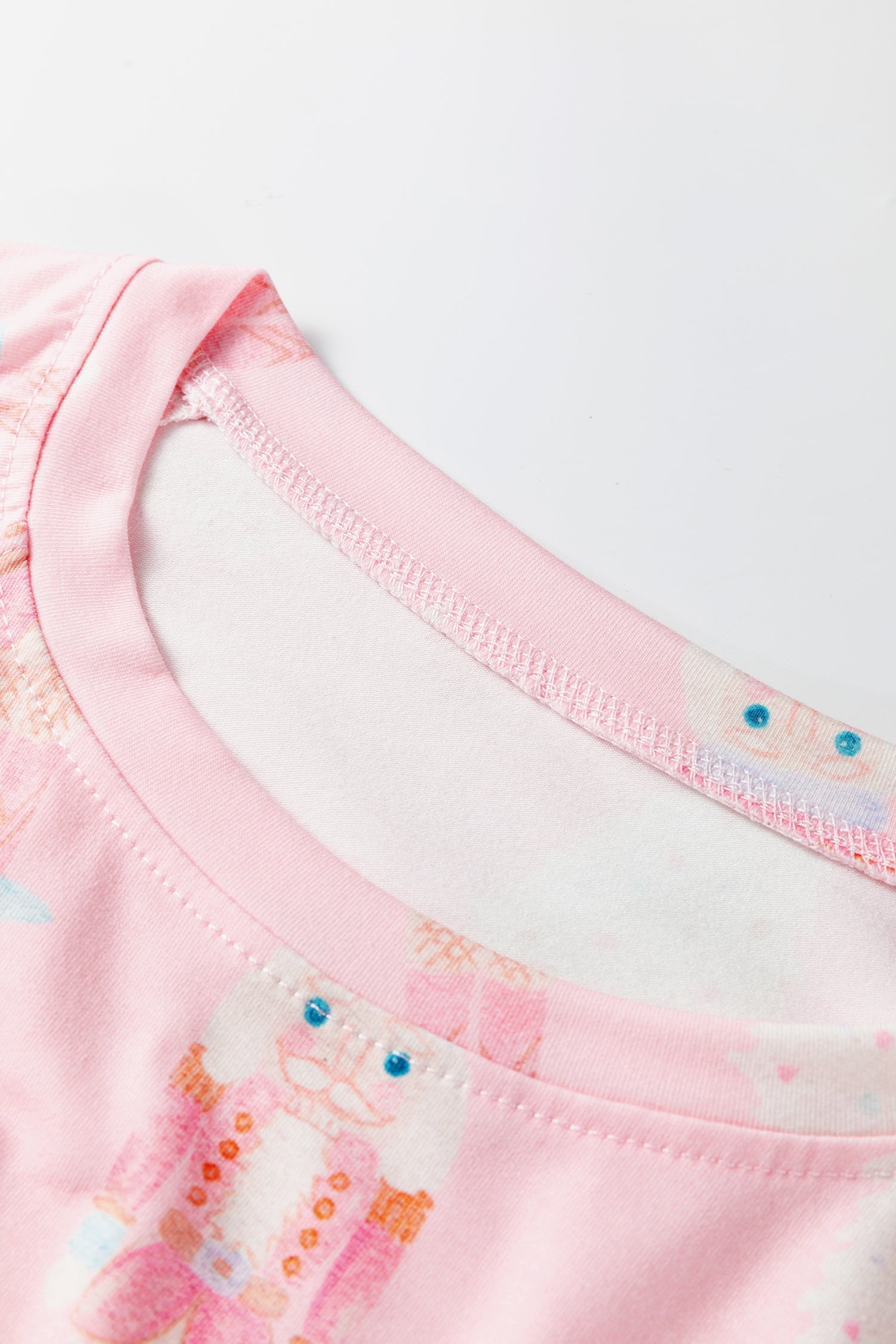 Pink Christmas Tree Nutcracker Print Pyjama Set - Loungewear & Sleepwear/Sleepwear
