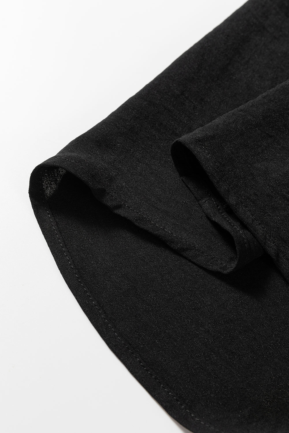 Contrast Leopard Print Polo Collar Buttons Front Ruffled Long Sleeve Blouse - eAura