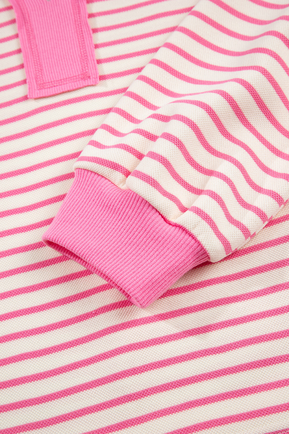 Stripe Collared V-Neck Drop Shoulder Pullover and Skort 2pcs Co-ord Dear-Lover Dropshipping