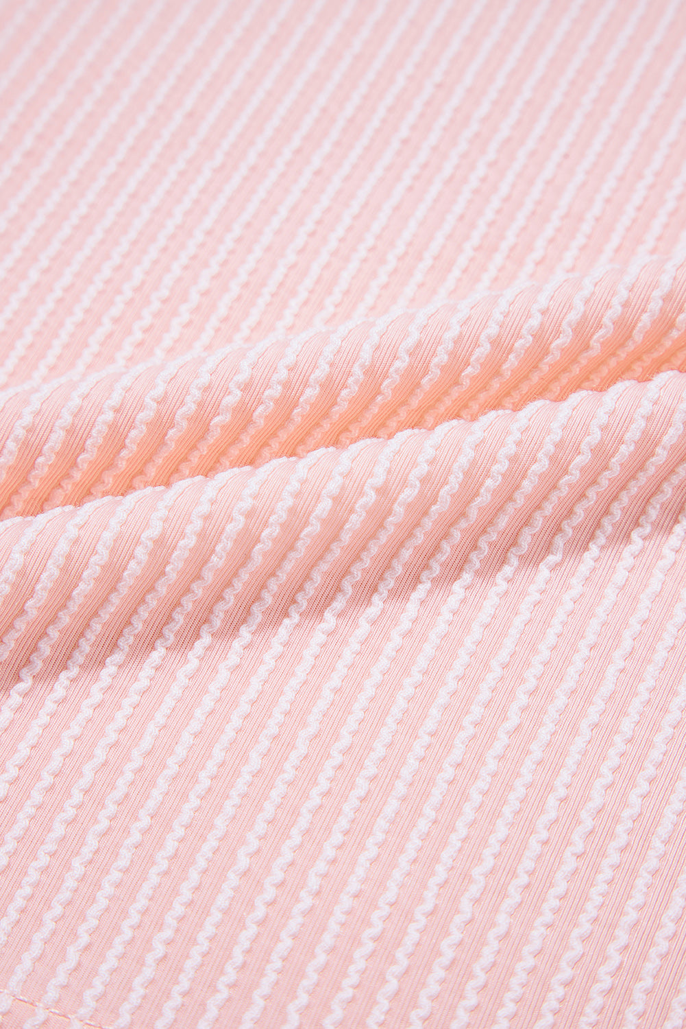 Ribbed Knit Colour Block Pocketed Crew Neck T Shirt eAura