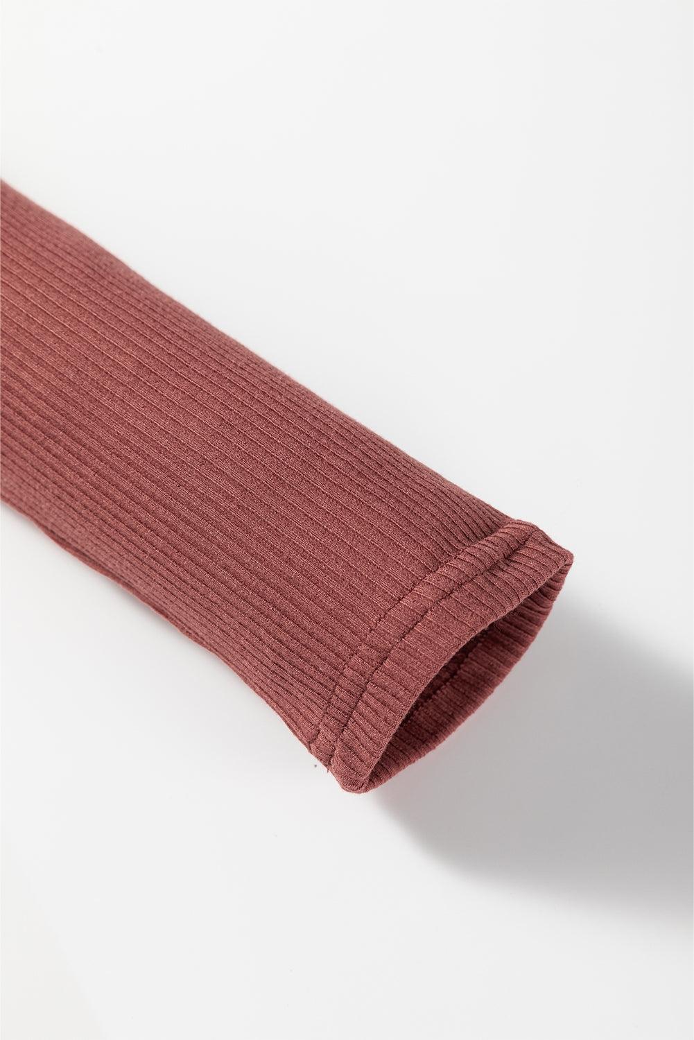 Ribbed Long Sleeve Crew Neck Bodysuit - eAura