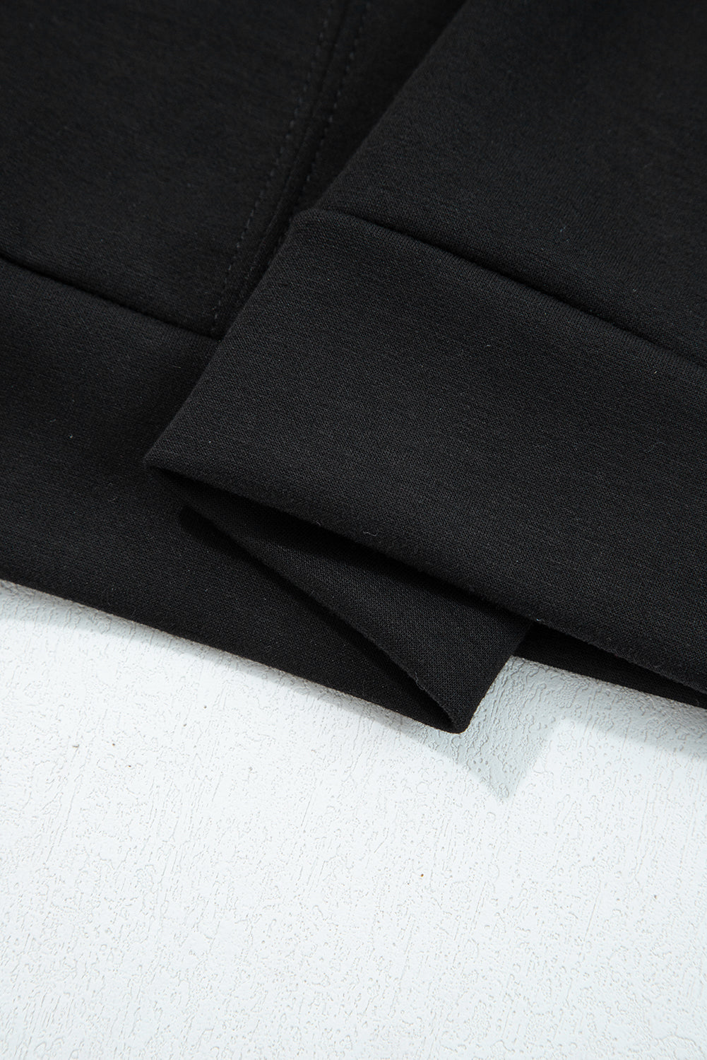 Zip Collar Long Sleeve Top and Drawstring Trousers Co-ord Set - eAura