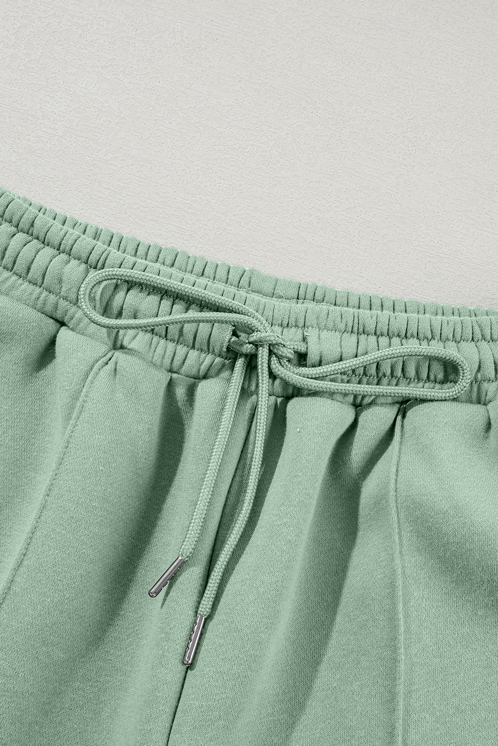 Drop Shoulder Zip Up Jacket Drawstring Joggers Co-ord Set - eAura