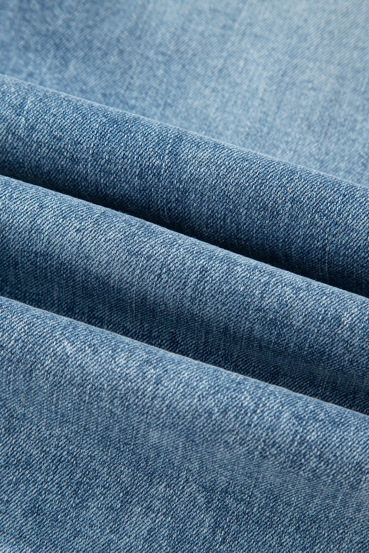 Raw Hem Ripped Open Knee Fit Flare Jeans - eAura