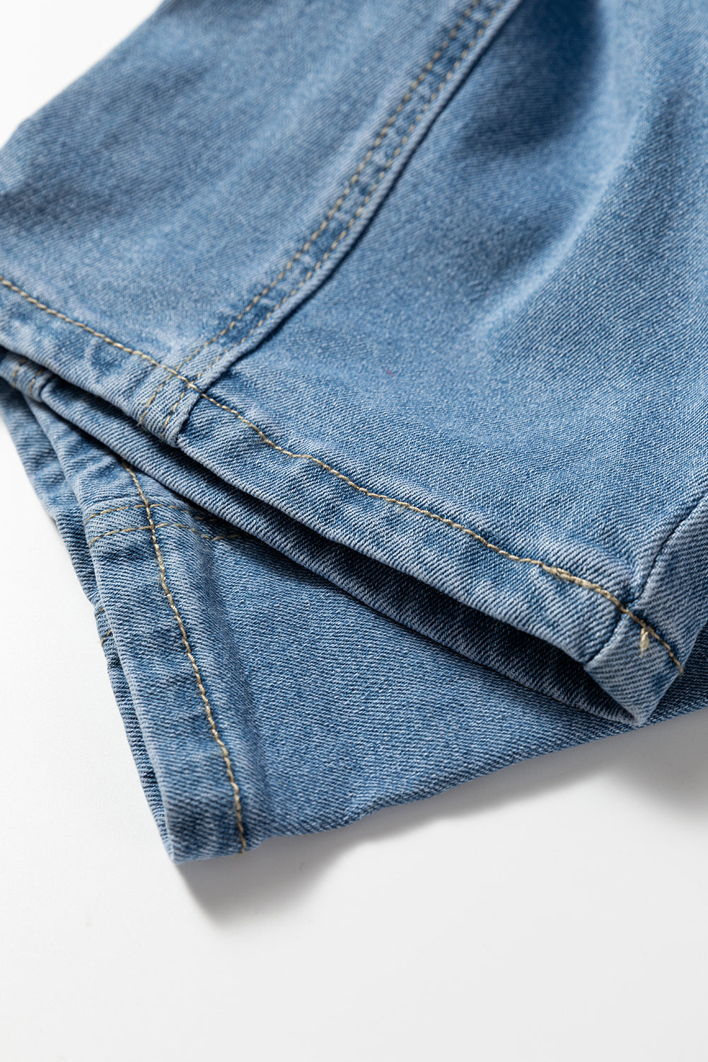 Adjustable Buckle Barrel Denim Dungarees Overalls - eAura