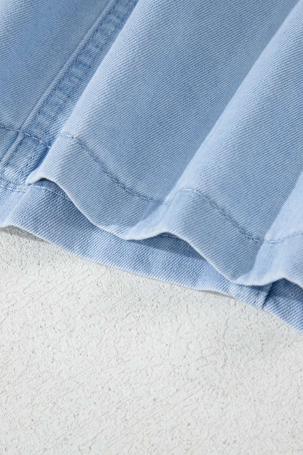 Beau Blue Knotted Open Back Halterneck Denim Tank Top - eAura