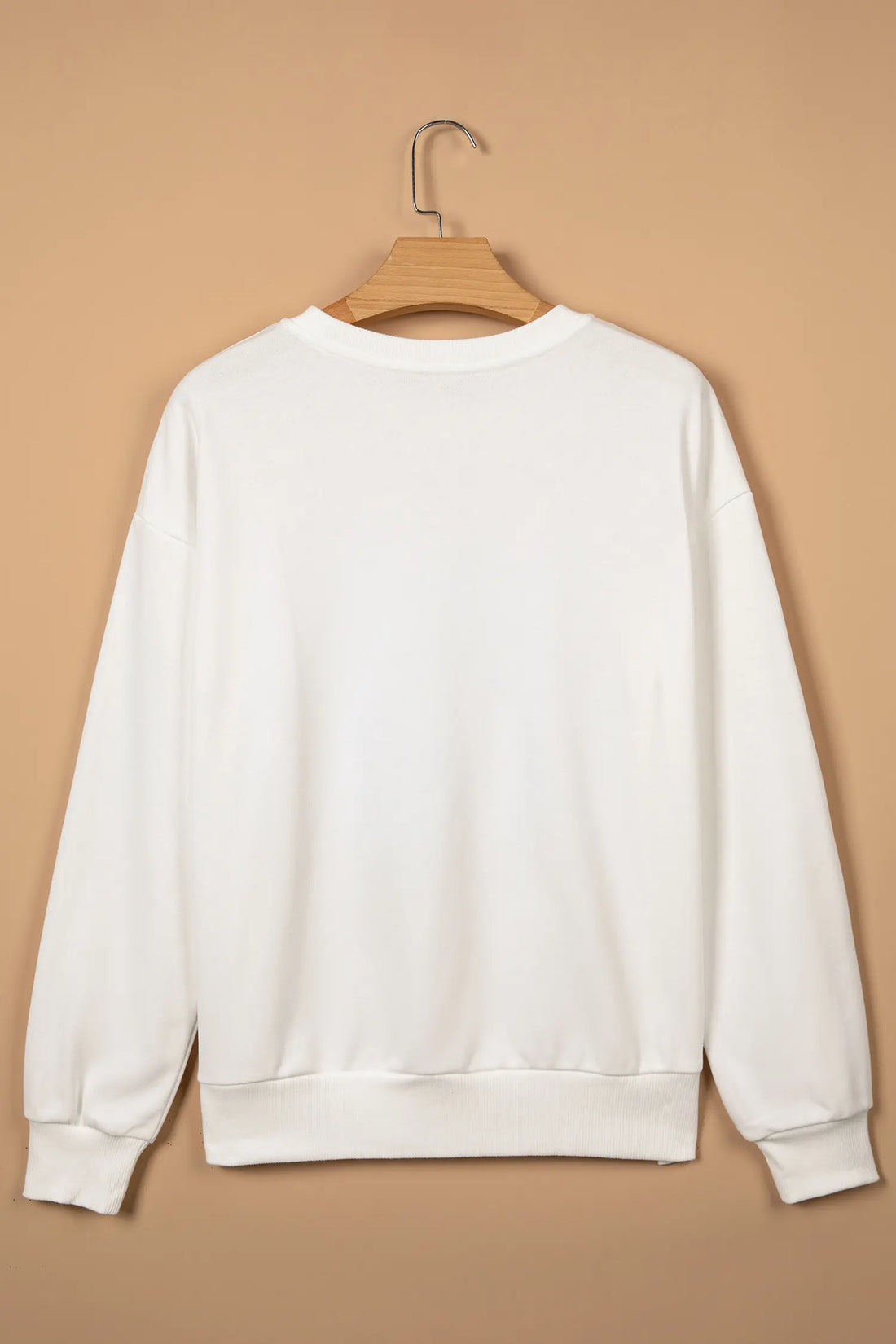 White HOLLY JOLLY Gingham Letter Graphic Plus Size Christmas Sweatshirt